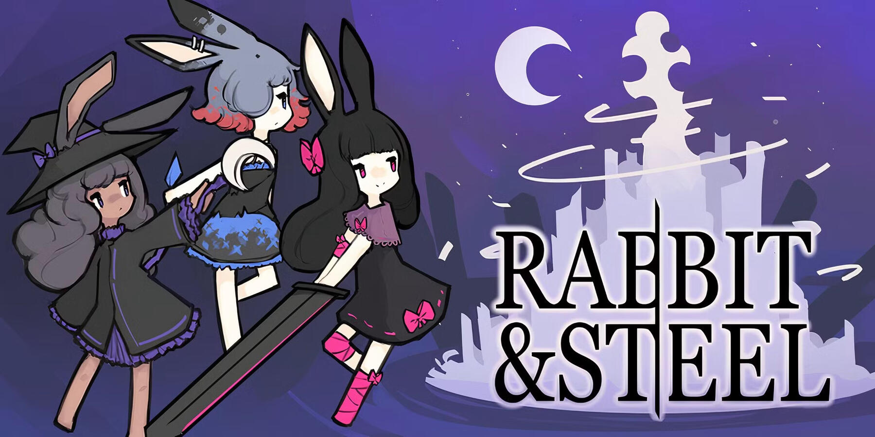 [clear] Rabbit and Steel category {steam games} class {rogue-like bullet-hell story} pricing {7.39€} first played {06/02/2025} notes {base game clear on hard, extra on normal}
